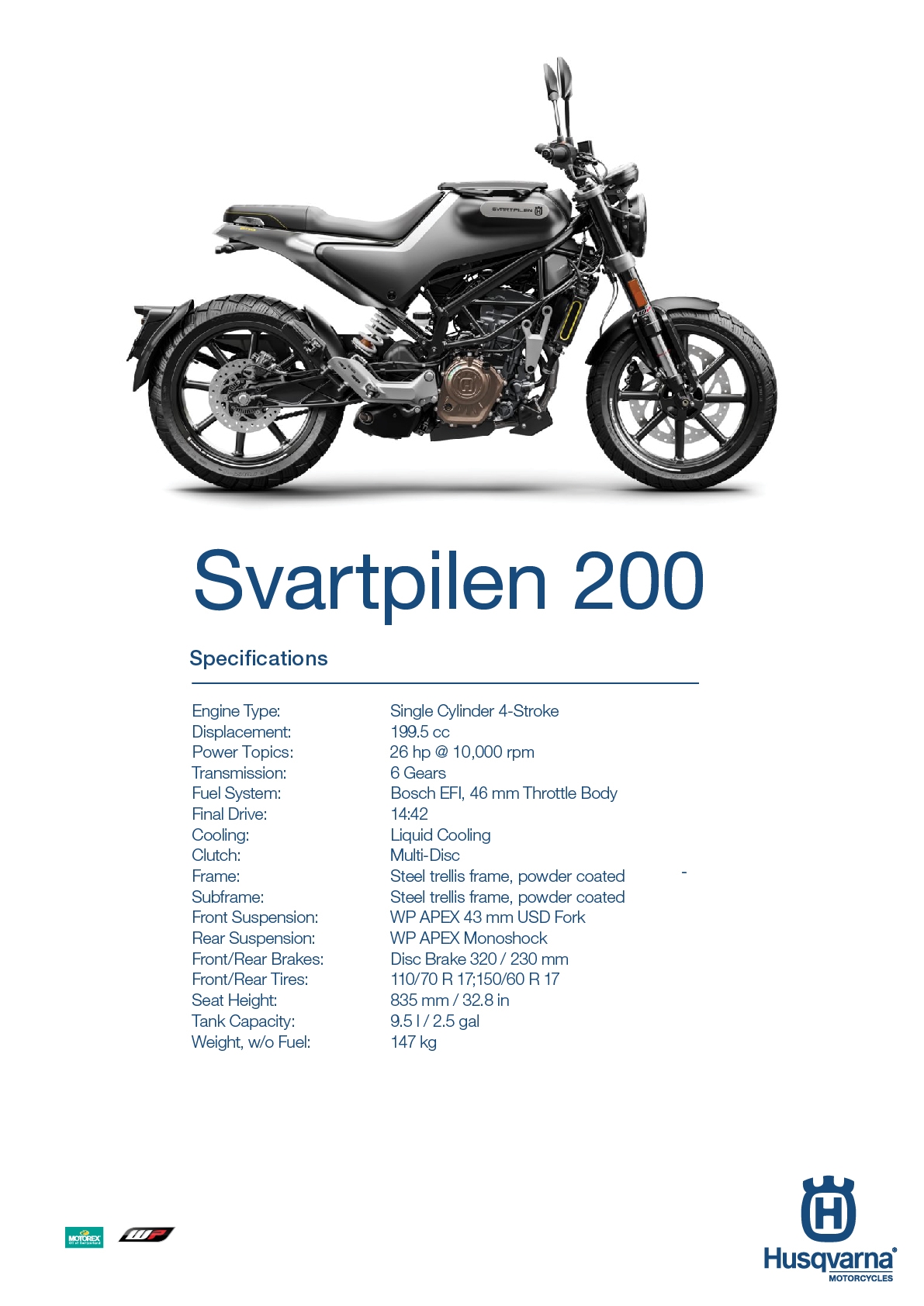 รูปภาพ ฮุสวาน่า Husqvarna Naked svartpilen 200 ปี 2021
