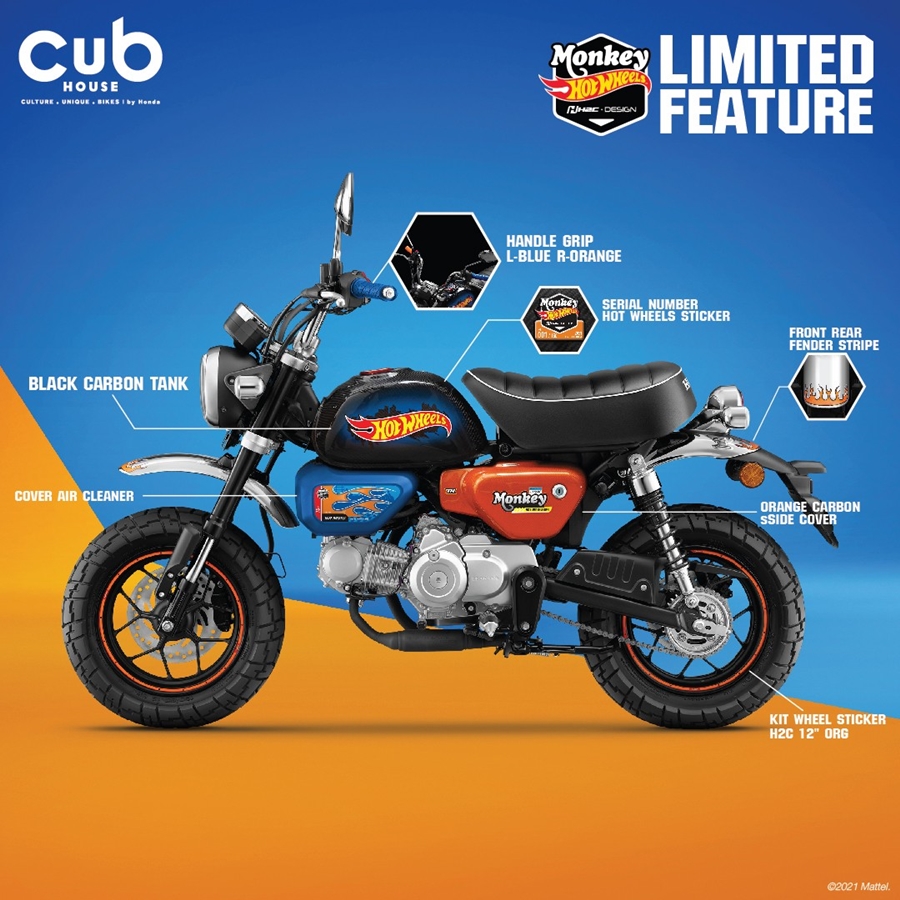รูปภาพ ฮอนด้า Honda Monkey x Hot Wheels Limited Edition ปี 2021