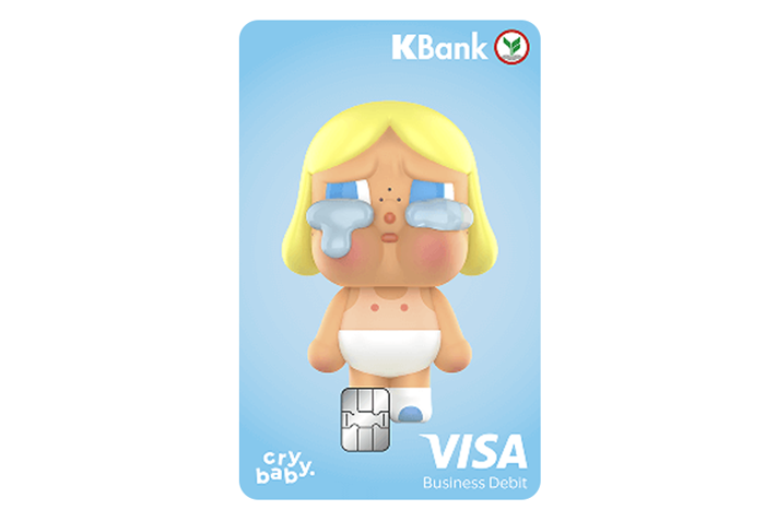 รูปภาพ บัตรเดบิต CRYBABY กสิกรไทย-ธนาคารกสิกรไทย (KBANK)