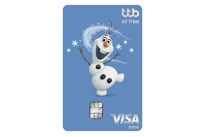 รูปภาพ บัตรเดบิต ทีทีบี ออลล์ฟรี ดิสนีย์ (ttb all free Disney Debit Cards)-ธนาคารทหารไทยธนชาต (TTB)