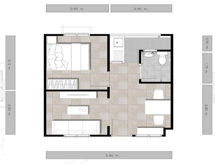 รูปภาพ คอนโดเอื้ออาทรสงขลา หาดใหญ่-ลพบุรีราเมศวร์