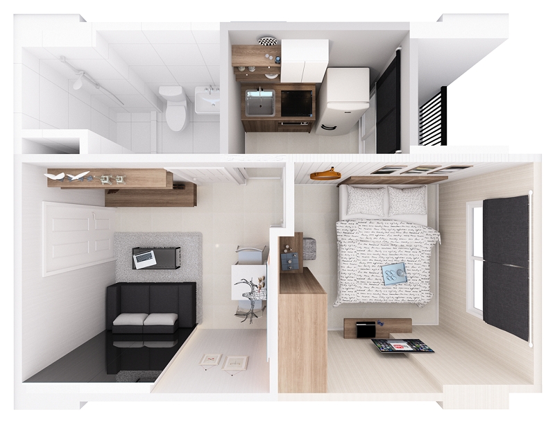 รูปภาพ ดิ ยูไนท คอนโด ลำลูกกา-คูคต (The Unite Condo Lumlukka-Kukot)