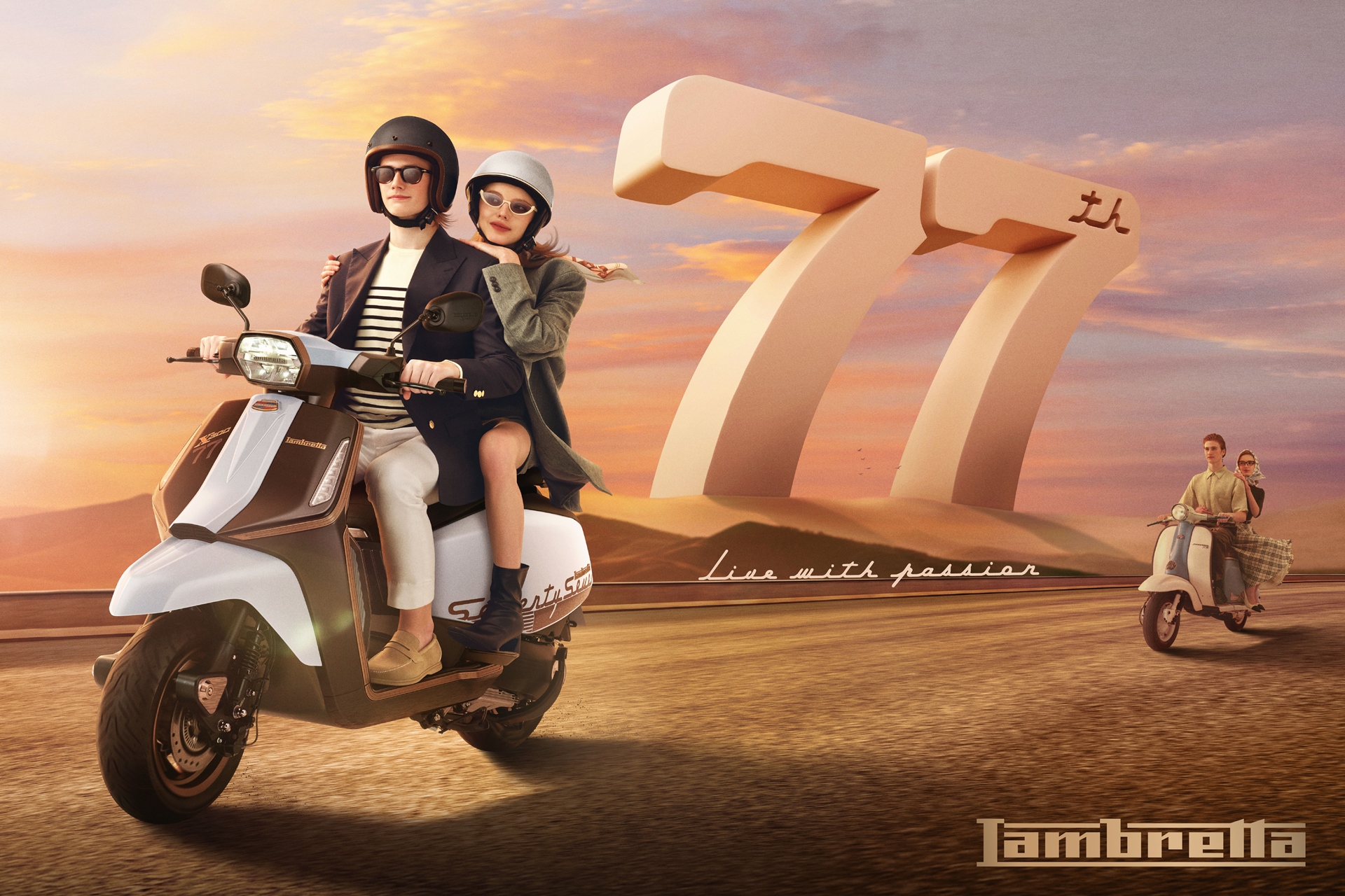 รูปภาพ แลมเบรตต้า Lambretta X300 77th Anniversary Limited Edition ปี 2024