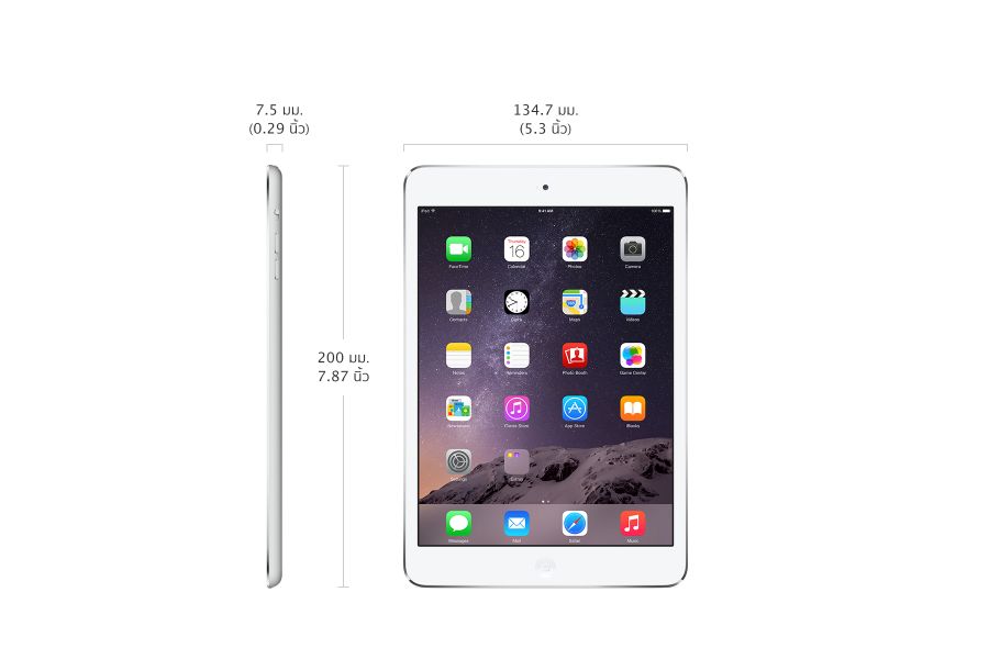 รูปภาพ แอปเปิล APPLE-iPad Mini 2 WiFi + Cellular 32GB
