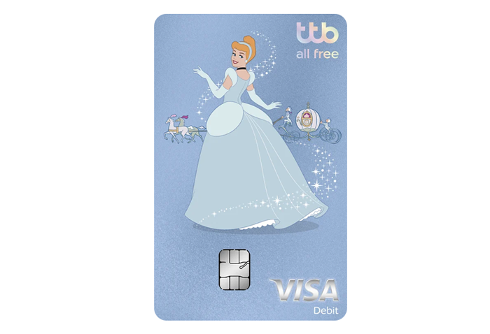 รูปภาพ บัตรเดบิต ทีทีบี ออลล์ฟรี ดิสนีย์ (ttb all free Disney Debit Cards)-ธนาคารทหารไทยธนชาต (TTB)