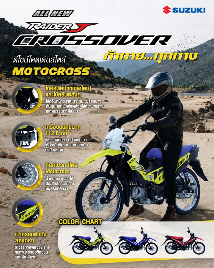 รูปภาพ ซูซูกิ Suzuki Raider J CROSSOVER ปี 2022