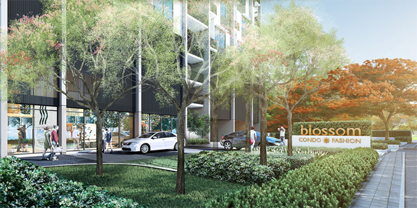 รูปภาพ บลอสซั่ม คอนโด แอท แฟชั่น (Blossom Condo@fashion)