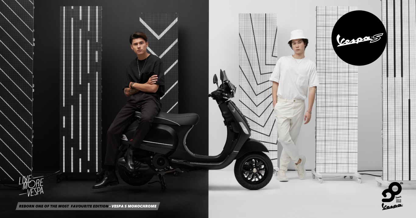 รูปภาพ เวสป้า Vespa S 125 i-Get Monochrome Special Edition ปี 2020