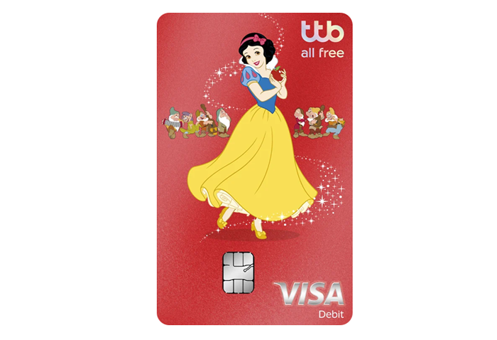 รูปภาพ บัตรเดบิต ทีทีบี ออลล์ฟรี ดิสนีย์ (ttb all free Disney Debit Cards)-ธนาคารทหารไทยธนชาต (TTB)