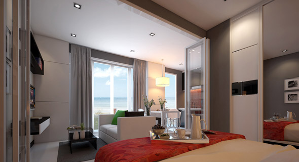 รูปภาพ อาร์ท ออน เดอะ บีช คอนโดมิเนียม (Art On The Beach Condominium)