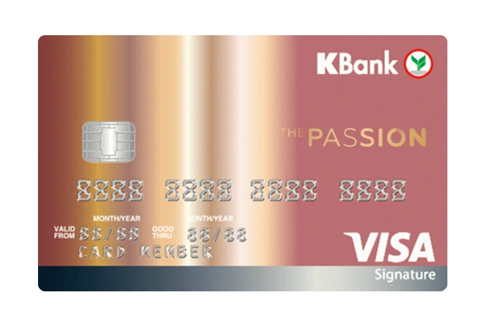 รูปภาพ บัตรเครดิตเดอะแพสชั่นกสิกรไทย-ธนาคารกสิกรไทย (KBANK)