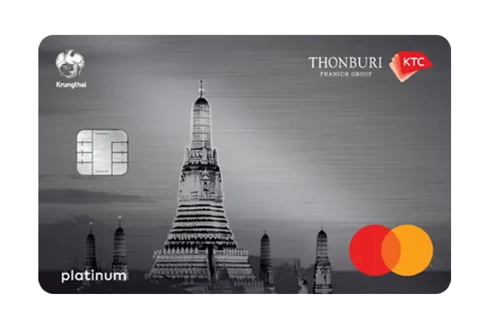 รูปภาพ บัตรเครดิต KTC - THONBURI AUTO PLATINUM MASTERCARD-บัตรกรุงไทย (KTC)