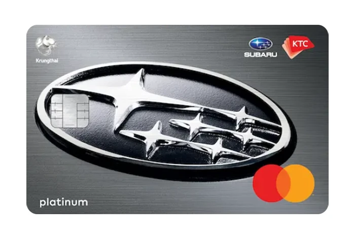 รูปภาพ บัตรเครดิต KTC - SUBARU PLATINUM MASTERCARD-บัตรกรุงไทย (KTC)