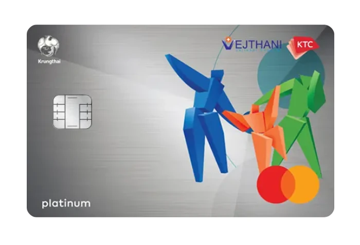 รูปภาพ บัตรเครดิต KTC - VEJTHANI HOSPITAL PLATINUM MASTERCARD-บัตรกรุงไทย (KTC)