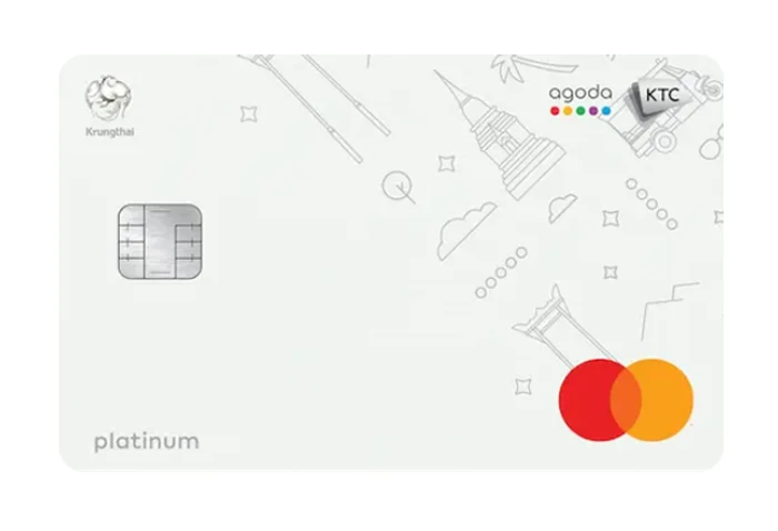 รูปภาพ บัตรเครดิต KTC - AGODA PLATINUM MASTERCARD-บัตรกรุงไทย (KTC)