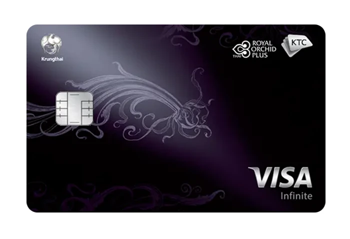 รูปภาพ บัตรเครดิต KTC - ROYAL ORCHID PLUS VISA INFINITE-บัตรกรุงไทย (KTC)
