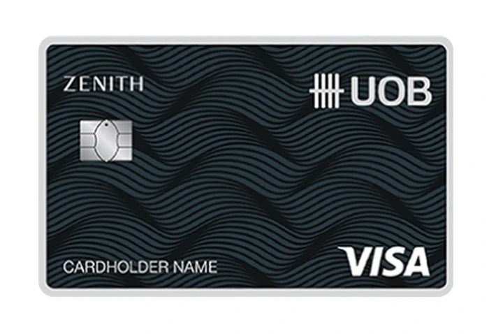 รูปภาพ บัตรเครดิตยูโอบี ซีนิท (UOB Zenith Credit Card)-ธนาคารยูโอบี (UOB)