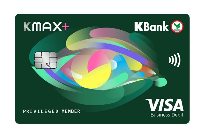 รูปภาพ บัตรเดบิต K-MAX PLUS-ธนาคารกสิกรไทย (KBANK)