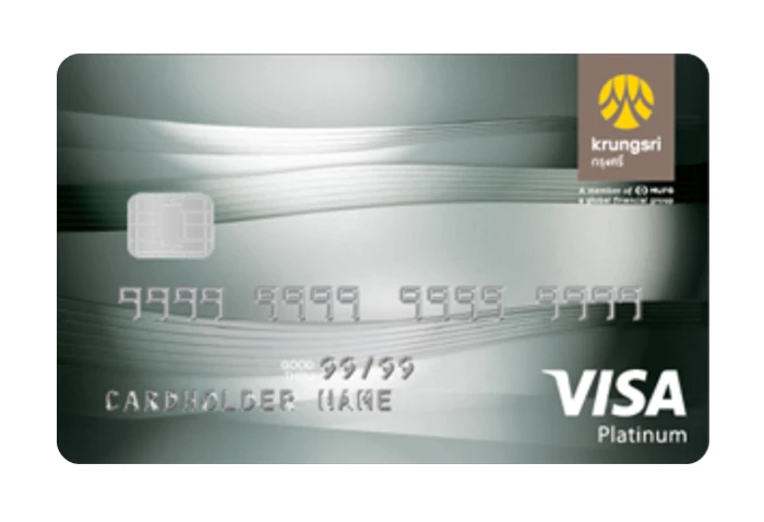 รูปภาพ บัตรเครดิต กรุงศรี แพลทินัม (Krungsri Platinum Credit Card)-บัตรกรุงศรีอยุธยา (Krungsri)