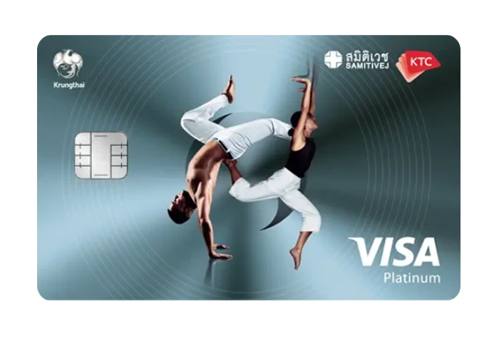 รูปภาพ บัตรเครดิต KTC - SAMITIVEJ HOSPITALS VISA PLATINUM-บัตรกรุงไทย (KTC)