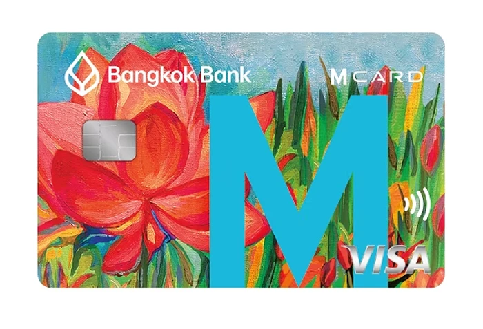 รูปภาพ บัตรเดบิต Bangkok Bank M Visa-ธนาคารกรุงเทพ (BBL)