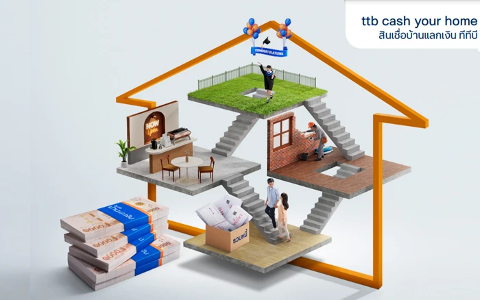 รูปภาพ สินเชื่อบ้านแลกเงิน ทีทีบี-ธนาคารทหารไทยธนชาต (TTB)