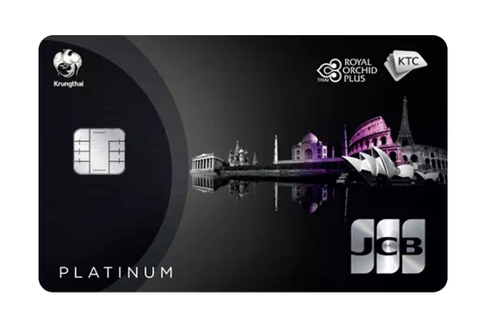 รูปภาพ บัตรเครดิต KTC - ROYAL ORCHID PLUS JCB PLATINUM-บัตรกรุงไทย (KTC)