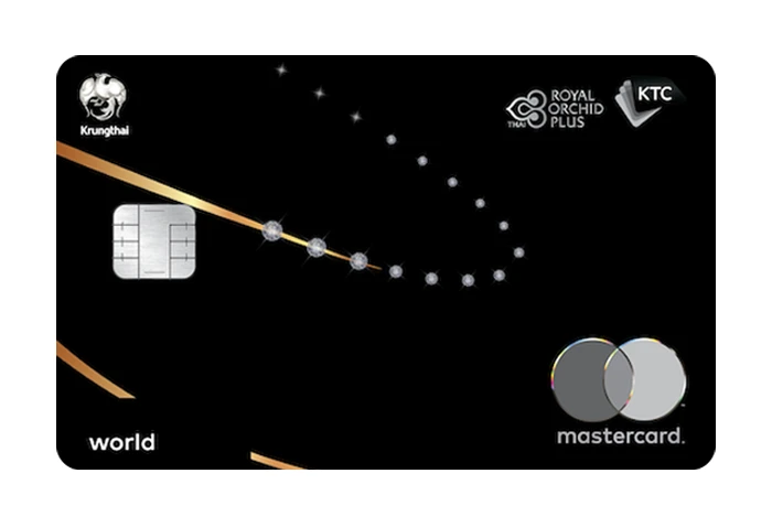 รูปภาพ บัตรเครดิต KTC - ROYAL ORCHID PLUS WORLD MASTERCARD-บัตรกรุงไทย (KTC)