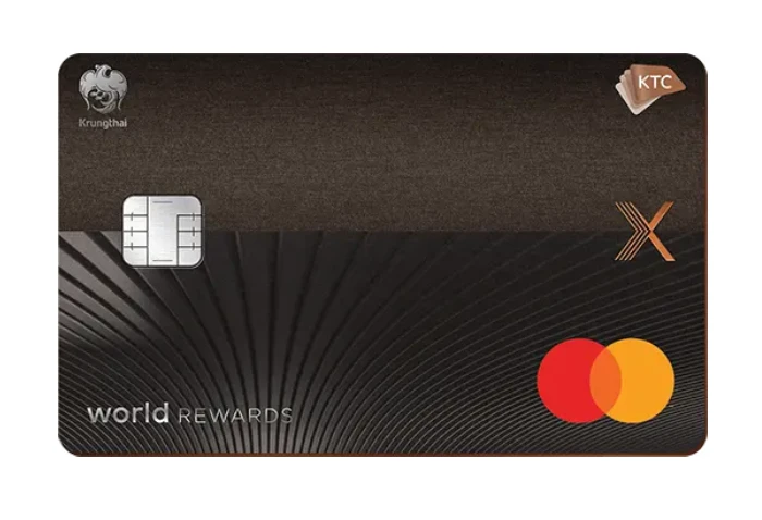 รูปภาพ บัตรเครดิต KTC X WORLD REWARDS MASTERCARD-บัตรกรุงไทย (KTC)