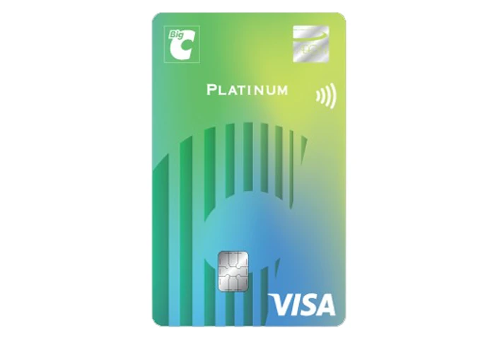 รูปภาพ บัตรเครดิตบิ๊กซี แพลทินัม วีซ่า (Big-C Visa Platinum Card)-อิออน (AEON)
