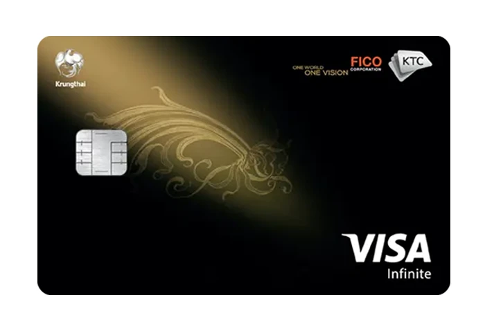 รูปภาพ บัตรเครดิต KTC - FICO VISA INFINITE-บัตรกรุงไทย (KTC)