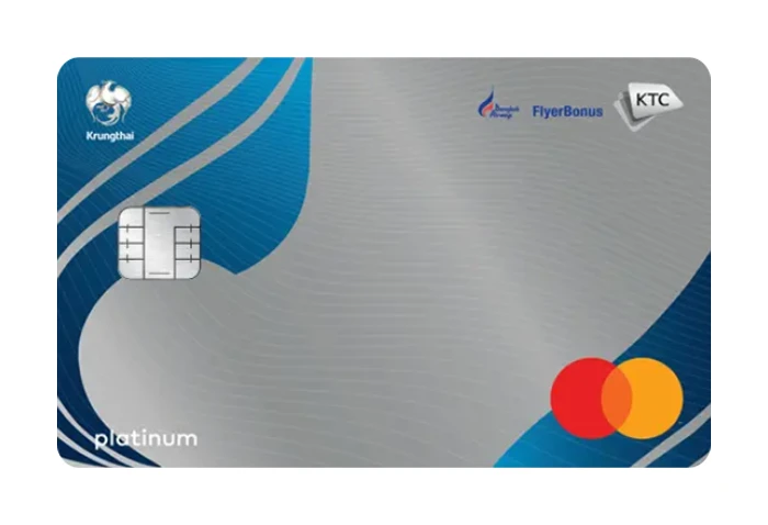 รูปภาพ บัตรเครดิต KTC - BANGKOK AIRWAYS PLATINUM MASTERCARD-บัตรกรุงไทย (KTC)