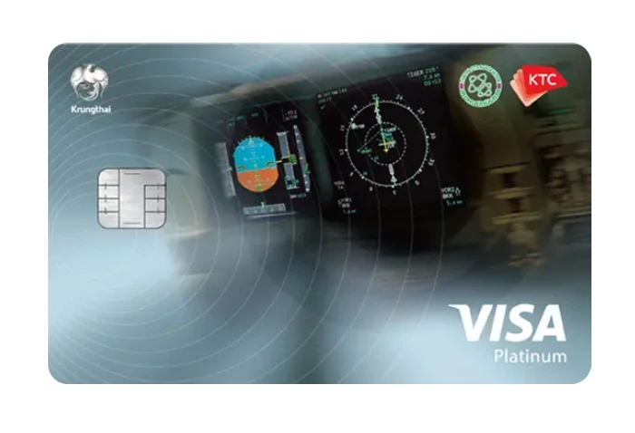 รูปภาพ บัตรเครดิต KTC - THAI PILOT ASSOCIATION VISA PLATINUM-บัตรกรุงไทย (KTC)