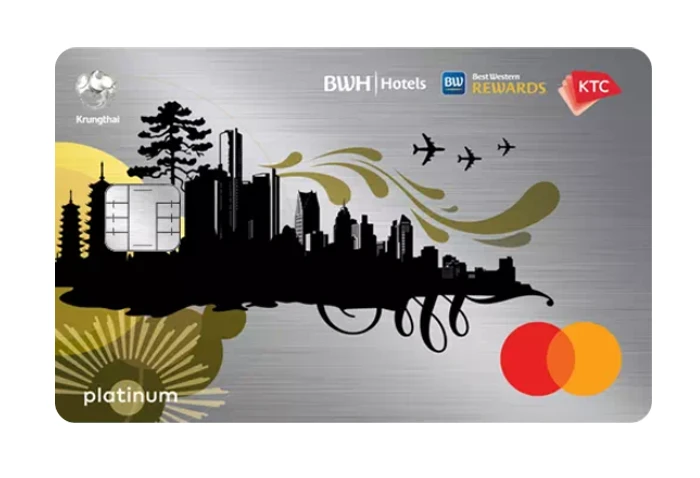 รูปภาพ บัตรเครดิต KTC - BEST WESTERN PLATINUM MASTERCARD-บัตรกรุงไทย (KTC)
