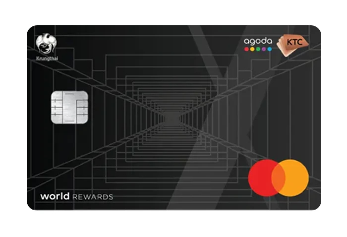 รูปภาพ บัตรเครดิต KTC X - AGODA WORLD REWARDS MASTERCARD-บัตรกรุงไทย (KTC)