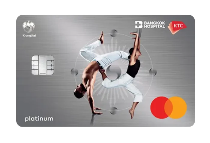 รูปภาพ บัตรเครดิต KTC - BANGKOK HOSPITAL GROUP PLATINUM MASTERCARD-บัตรกรุงไทย (KTC)