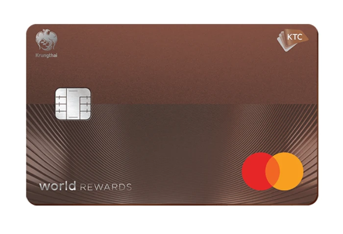 รูปภาพ บัตรเครดิต KTC WORLD REWARDS MASTERCARD-บัตรกรุงไทย (KTC)