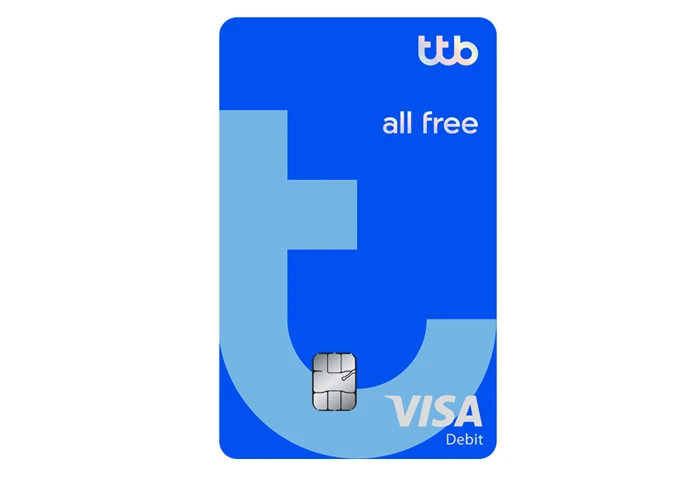 รูปภาพ บัตรเดบิต ทีทีบี ออลล์ฟรี (ttb All Free Debit Card)-ธนาคารทหารไทยธนชาต (TTB)
