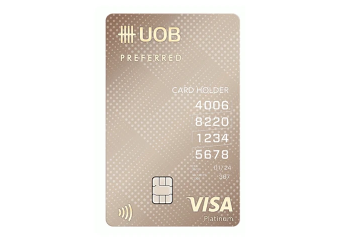 รูปภาพ บัตรเครดิต ยูโอบี พรีเฟอร์ (UOB Preferred Credit Card)-ธนาคารยูโอบี (UOB)